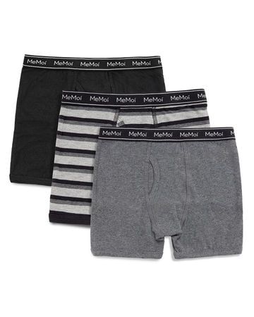 MeMoi Boys Knit Boxer Briefs - MKU1015 - 3 Pack -