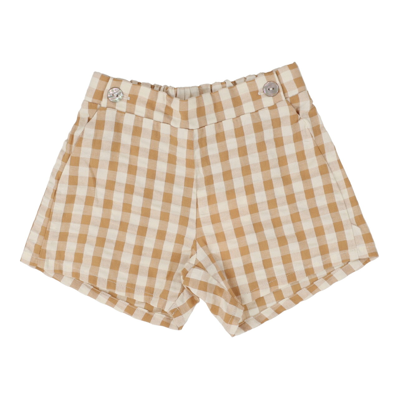 Analogie Gingham Pull On Shorts - SS25 -