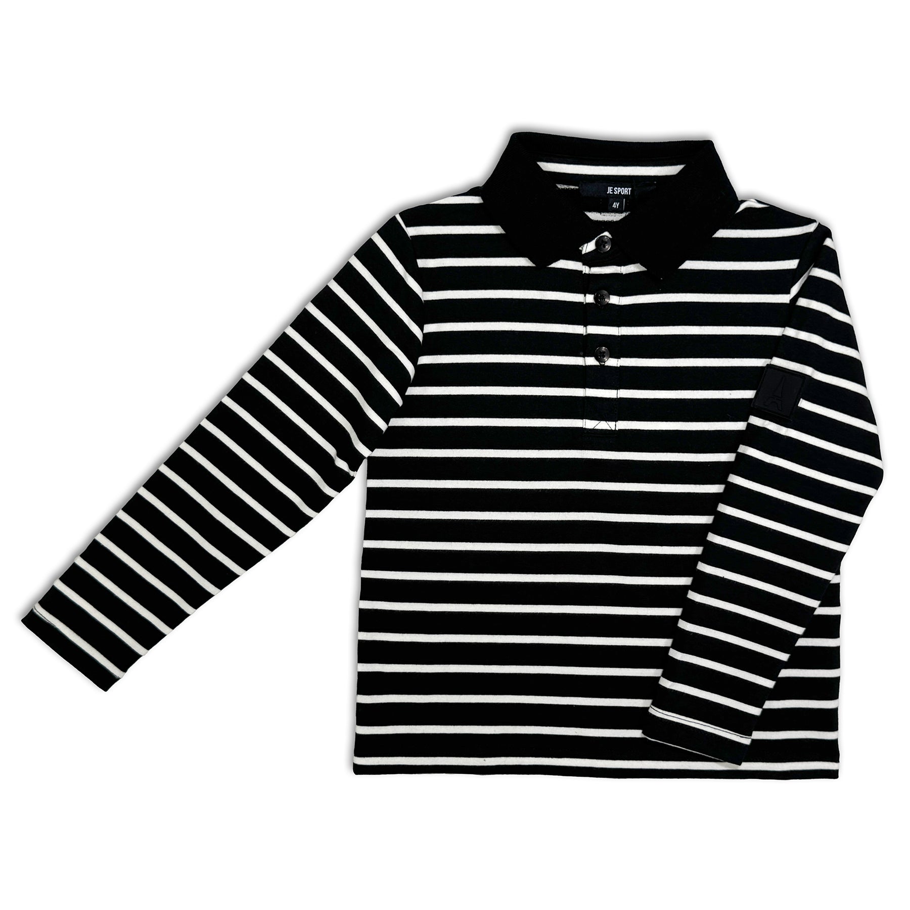 Jolie Enfants Striped French Terry Polo - FB1147 - FW25 -