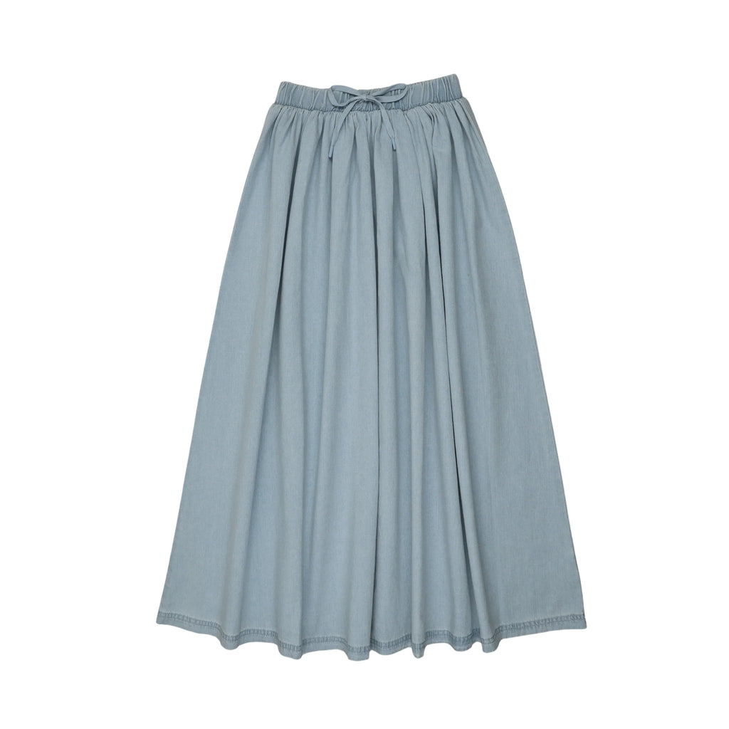 Lil Legs Denim Drawstring Maxi - SS26 -