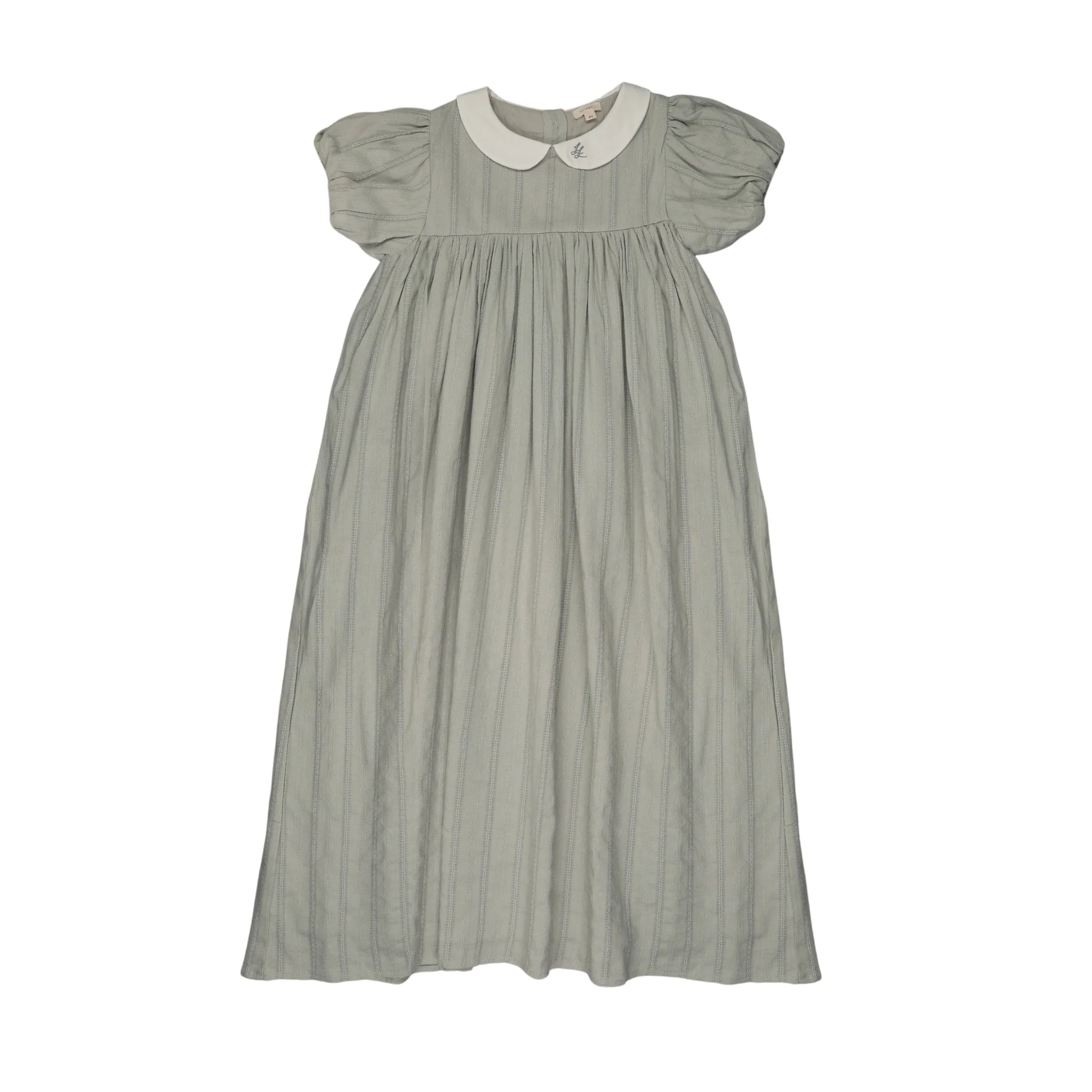 Lil Legs Embroidered Collar Maxi Short Sleeve - SS26 -