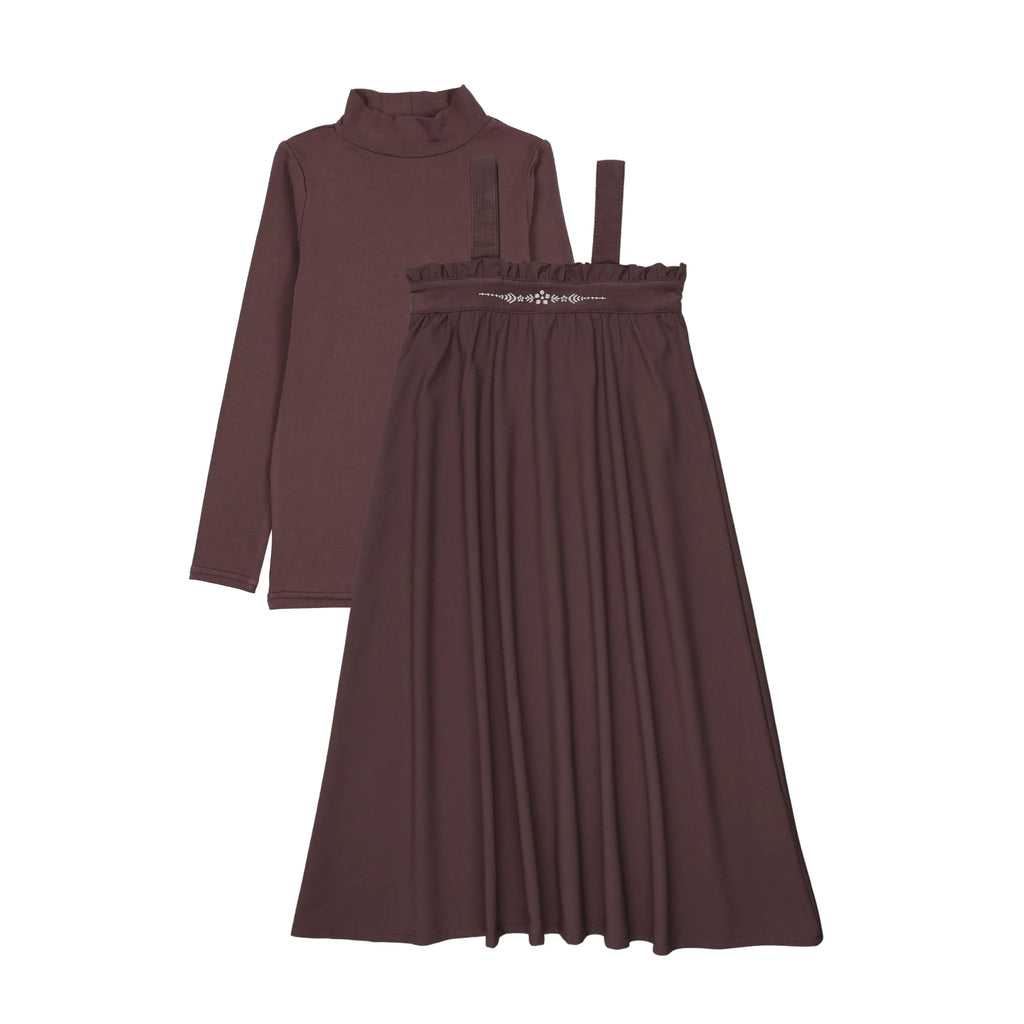 Lil Legs Embroidered Maxi Mockneck Set - FW26 -