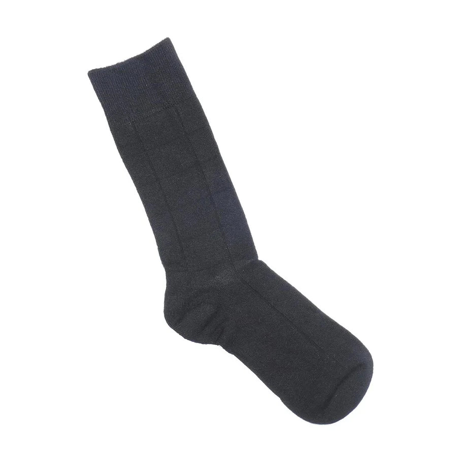 Florence Boys Bamboo Plaid Design Dress Socks - 175 -