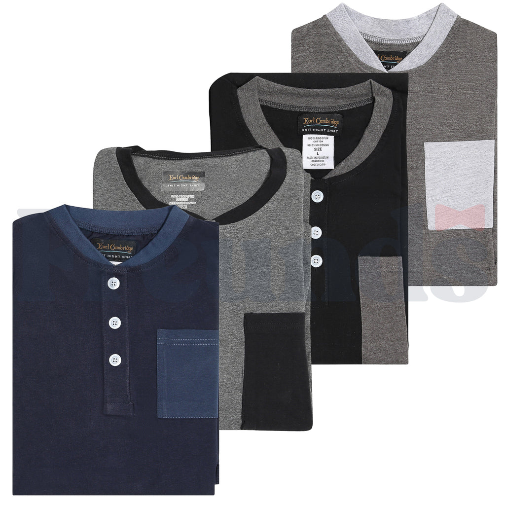 Earl Cambridge Knit Nightshirt - Assorted Prints