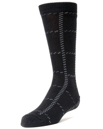 MeMoi Boys Window Pane Plaid Dress Socks - MK-127 -