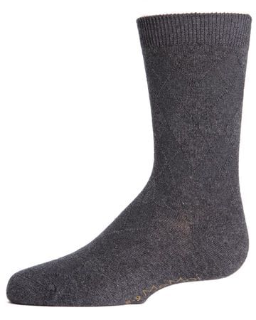 MeMoi Boys All Over Argyle Crew Socks - MK-143 -