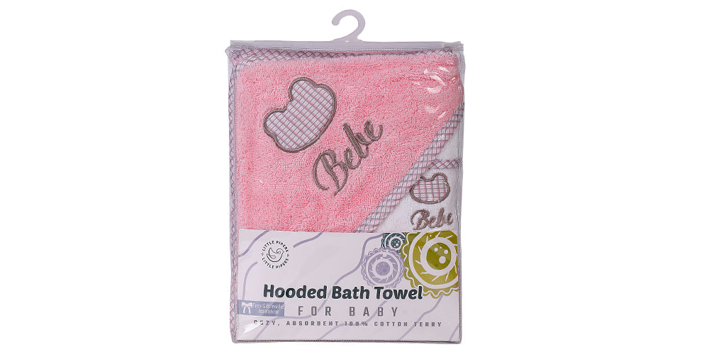Abstract Toddler Hooded Towel Set - Bebe Design -
