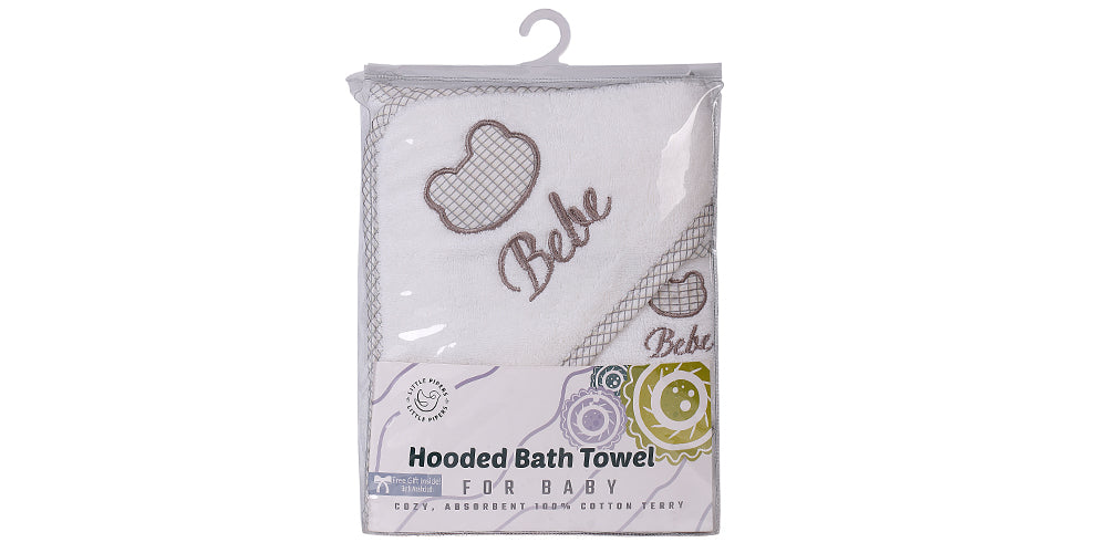 Abstract Toddler Hooded Towel Set - Bebe Design -