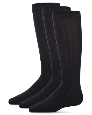 MeMoi Boys Cotton Blend Ribbed Socks - 3 Pack - MK-10950 -