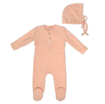 Bunny Love Girls Leopard Print Footie - FL2761 - FW26 -