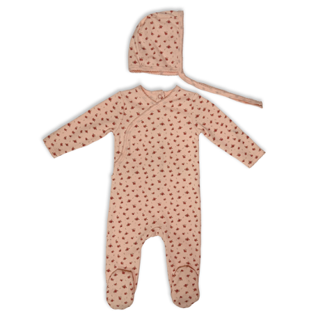 Bunny Love Girls Floral Print Footie - FL2762 - FW26 -