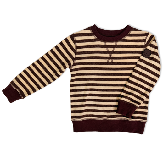 Jolie Enfants Heather Striped Sweatshirt - FB3161 - FW26 -