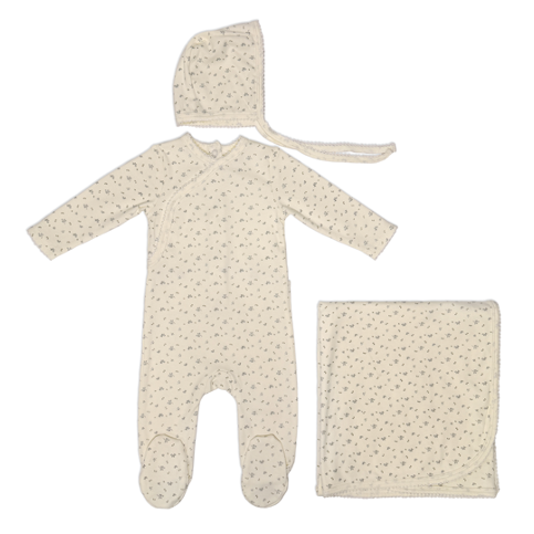 Bunny Love Boys Cherry Footie Set - FL1763-S - FW26 -