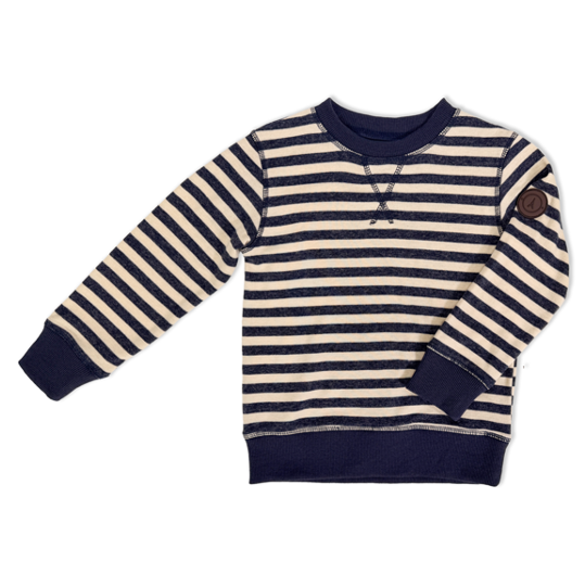 Jolie Enfants Heather Striped Sweatshirt - FB3161 - FW26 -