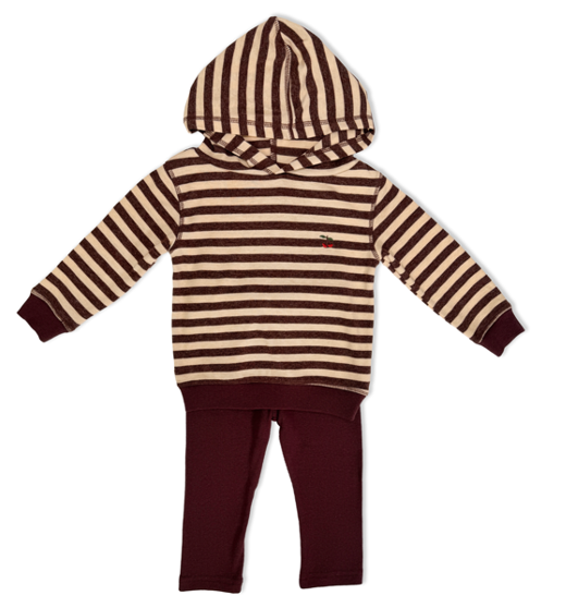 Jolie Enfants Heather Striped 2 Pc. Set - FB3961 - FW26 -