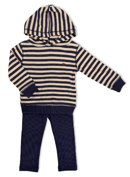 Jolie Enfants Heather Striped 2 Pc. Set - FB3961 - FW26 -