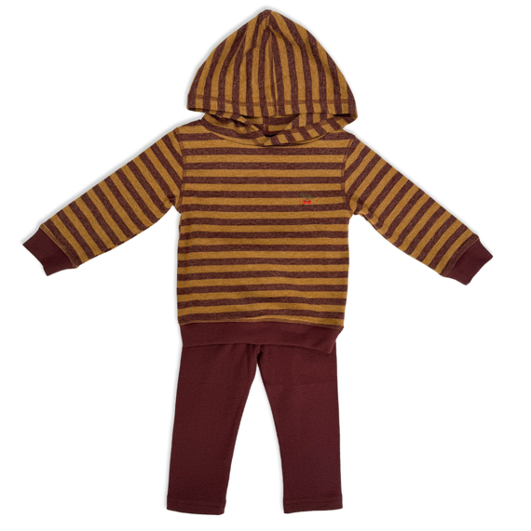 Jolie Enfants Heather Striped 2 Pc. Set - FB3961 - FW26 -