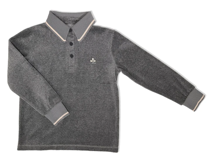 Jolie Enfants Velour Clover Polo - FB1162 - FW26 -