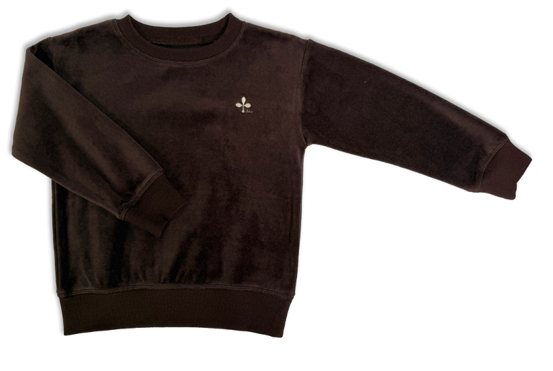 Jolie Enfants Velour Clover Sweatshirt - FB3162 - FW26 -