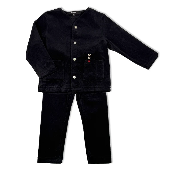 Jolie Enfants V Velour Boys 2 Pc. Set - FC1864 - FW26 -