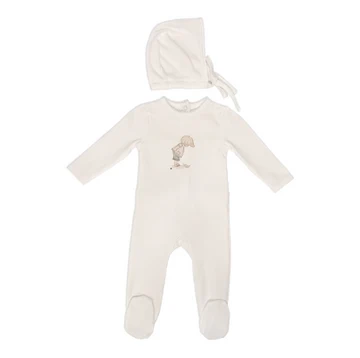Bunny Love Boys Garden Folk Footie - FL1765 - FW26 -