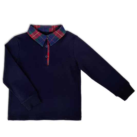 Jolie Enfants Plaid Polo - FB1164 - FW26 -