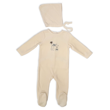 Bunny Love Boys Flower Pot Footie - FL1766 - FW26 -