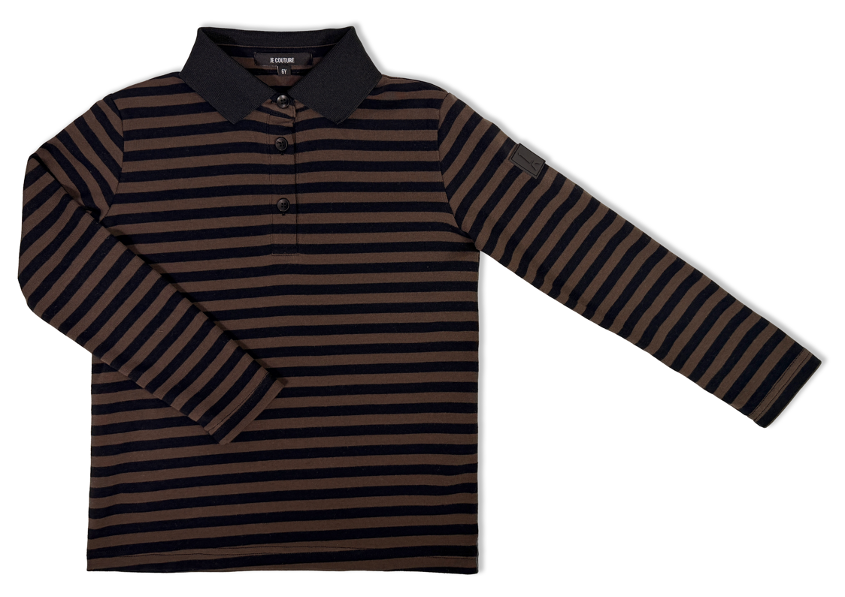 Jolie Enfants Striped Polo - FB1165 - FW26 -