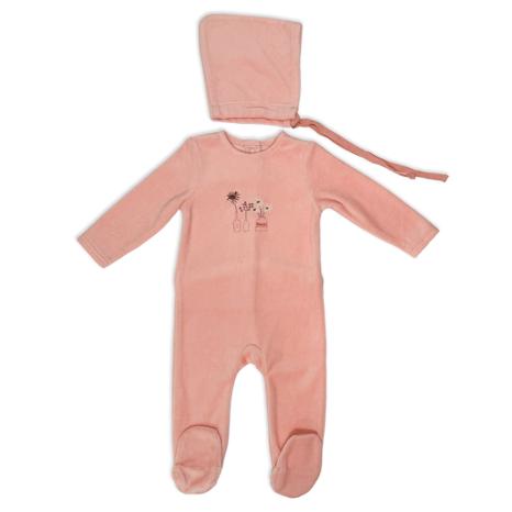 Bunny Love Girls Flower Pot Footie - FL2766 - FW26 -