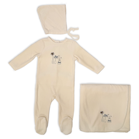 Bunny Love Girls Flower Pot Footie - FL2766 - FW26 -