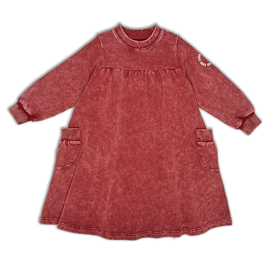 Jolie Enfants Stonewash Dress - FB2367 - FW26 -