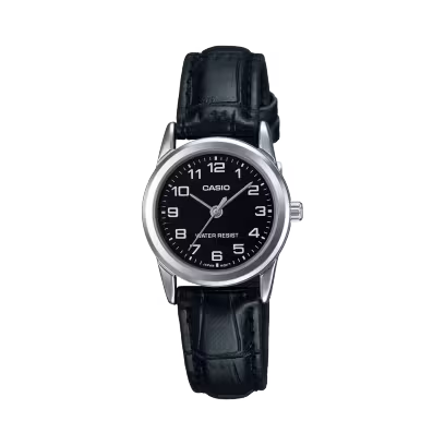 Casio Ladies Crocodile Leather Watch -