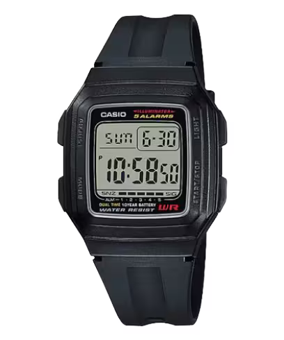 Casio 10 Year Battery  Digital Watch W/ Square Face