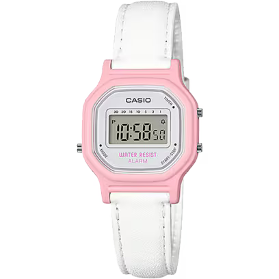 Casio Digital Watch - White/Pink