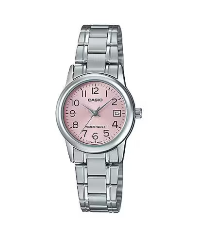 Casio Ladies Silver Chain Watch -