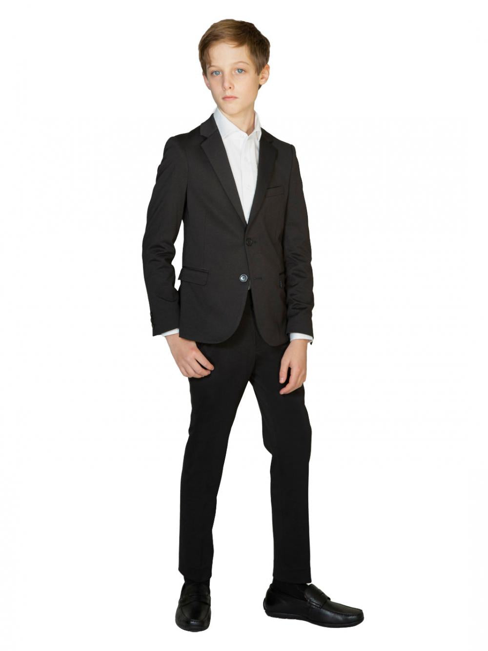T.O. Collection Boys Knit Suit - Soho - Husky Fit -