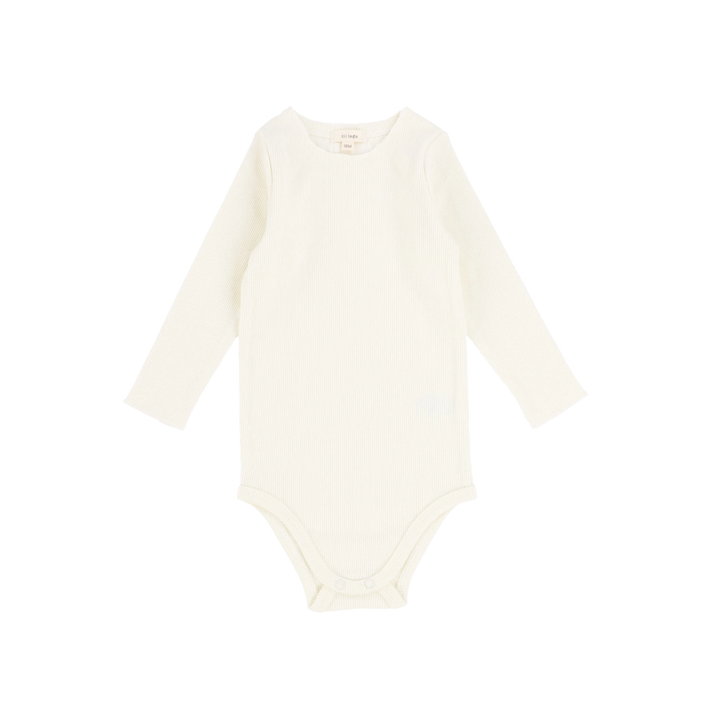 Lil Legs Ribbed Crewneck Onesie -