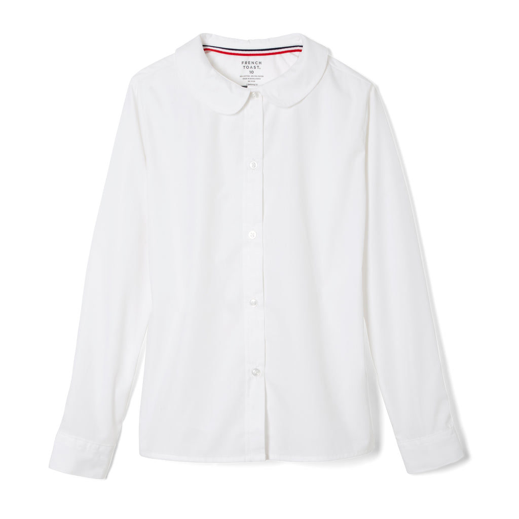 French Toast Girls Blouse - Round Collar - SE9384 -