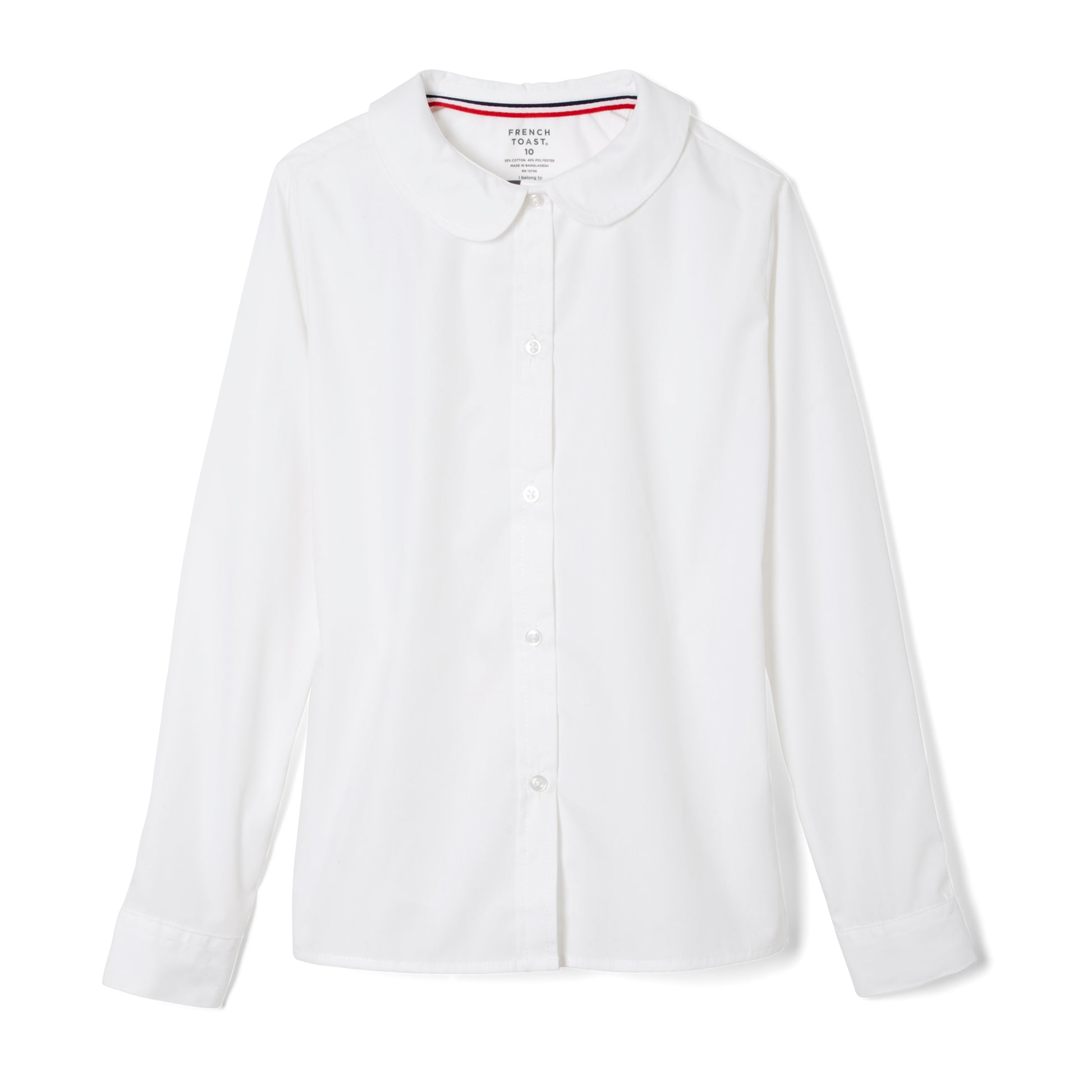 French Toast Girls Blouse - Round Collar - SE9384 -