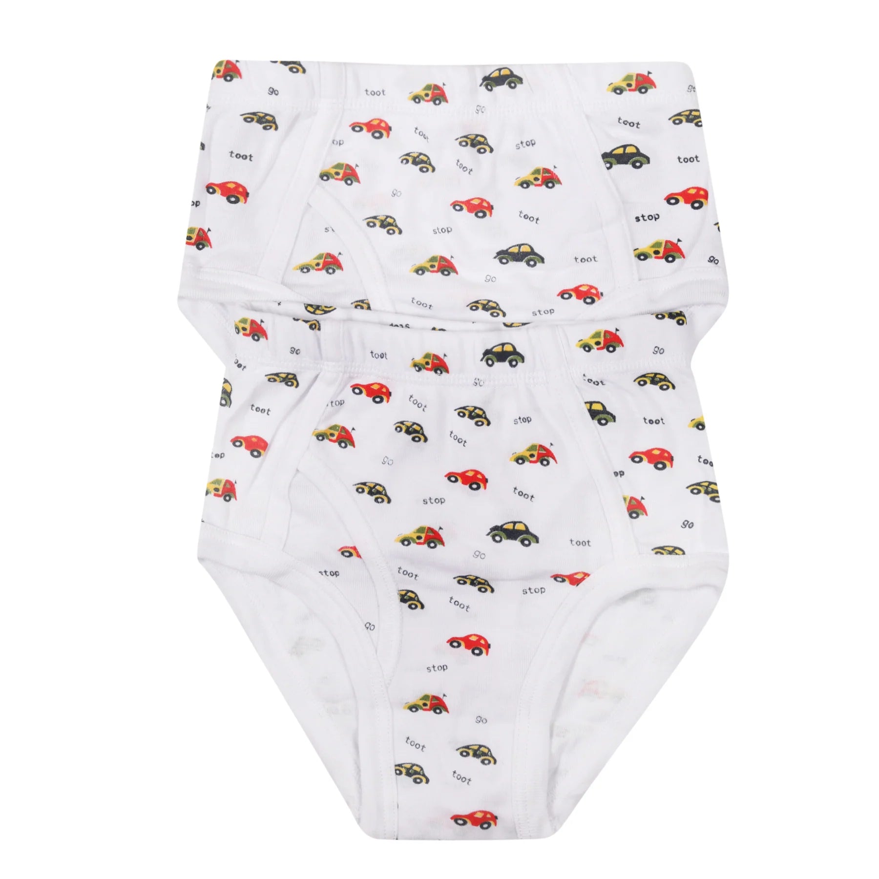 Keychain Boys Briefs - Cars & Words Design - 2 Pack -