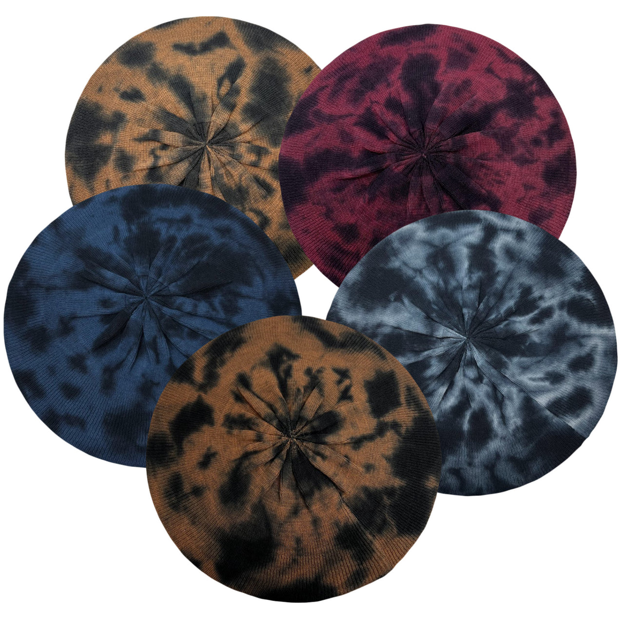 DaCee Lined Knit Tie Dye Snood - SSB37 -