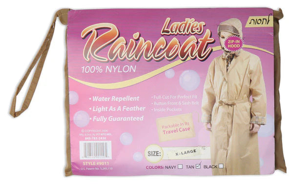 Ladies 100% Nylon Raincoat -