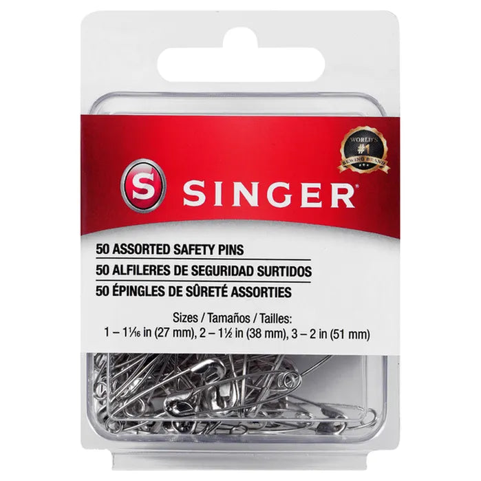 Singer Steel Safety Pins - 50 Ct. - Small