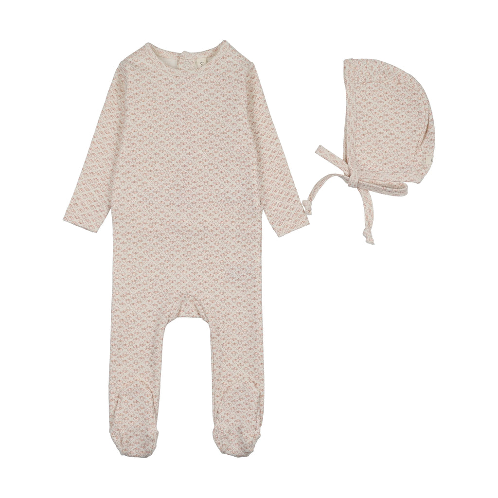 Lilette Mini Floral Print Footie Set - FW26 -