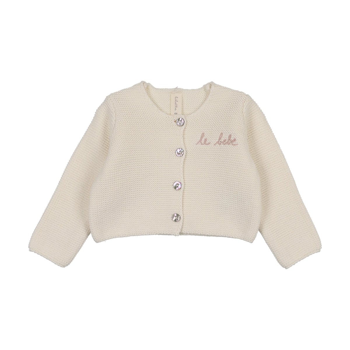 Lilette Le Bebe Knit Cardigan Set With Bib - FW26 -
