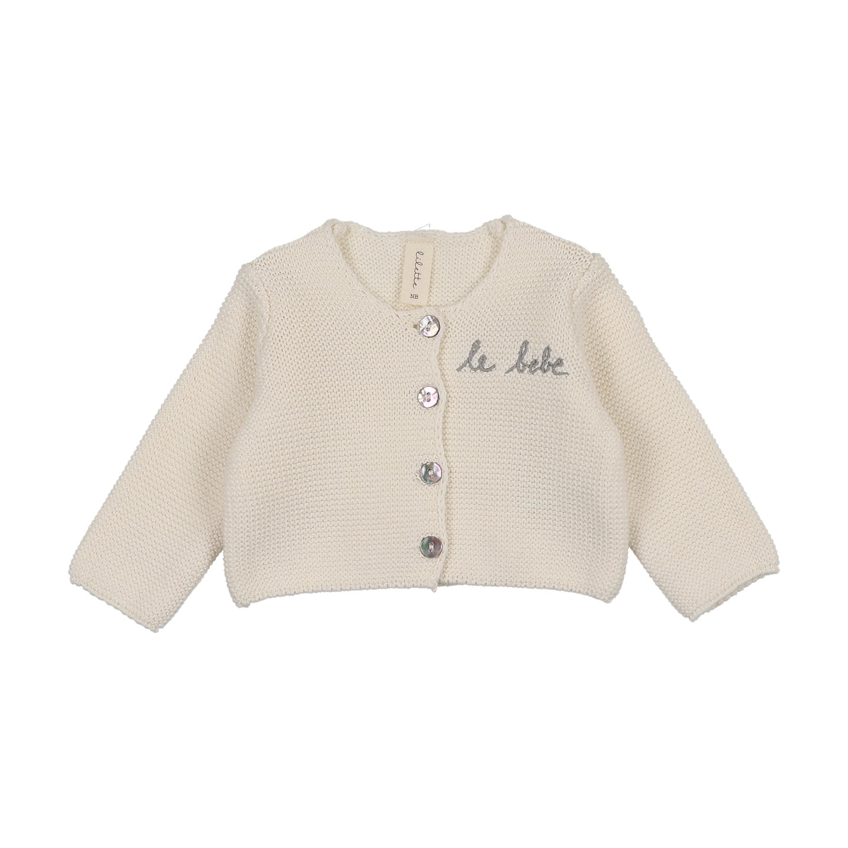 Lilette Le Bebe Knit Cardigan Set With Bib - FW26 -