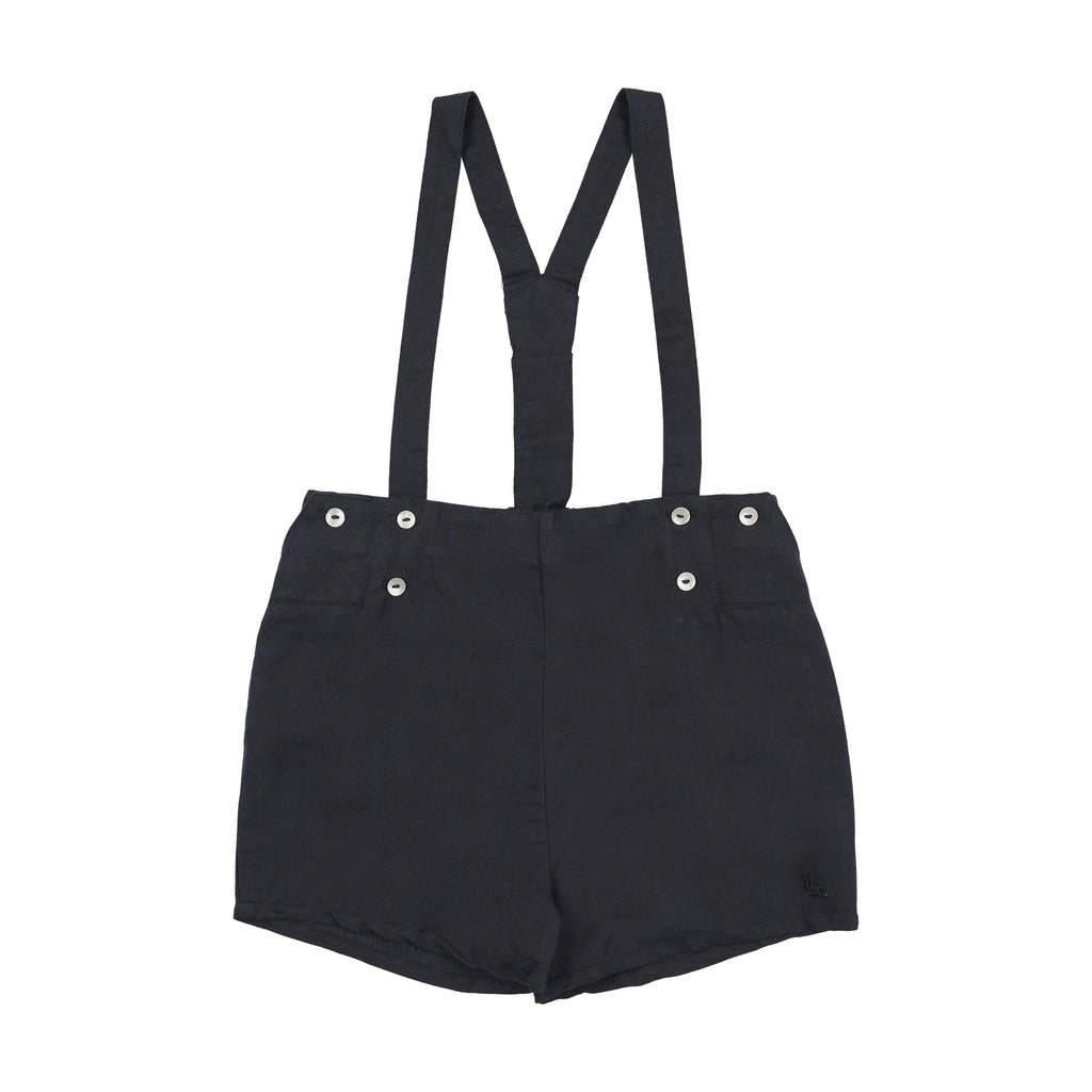 Analogie Linen Suspender Shorts - SS26 -