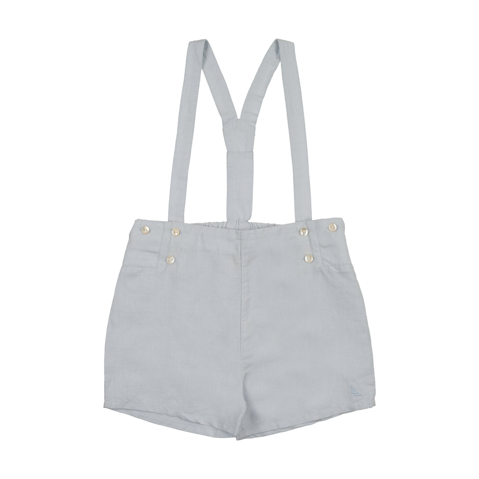 Analogie Linen Suspender Shorts - SS26 -