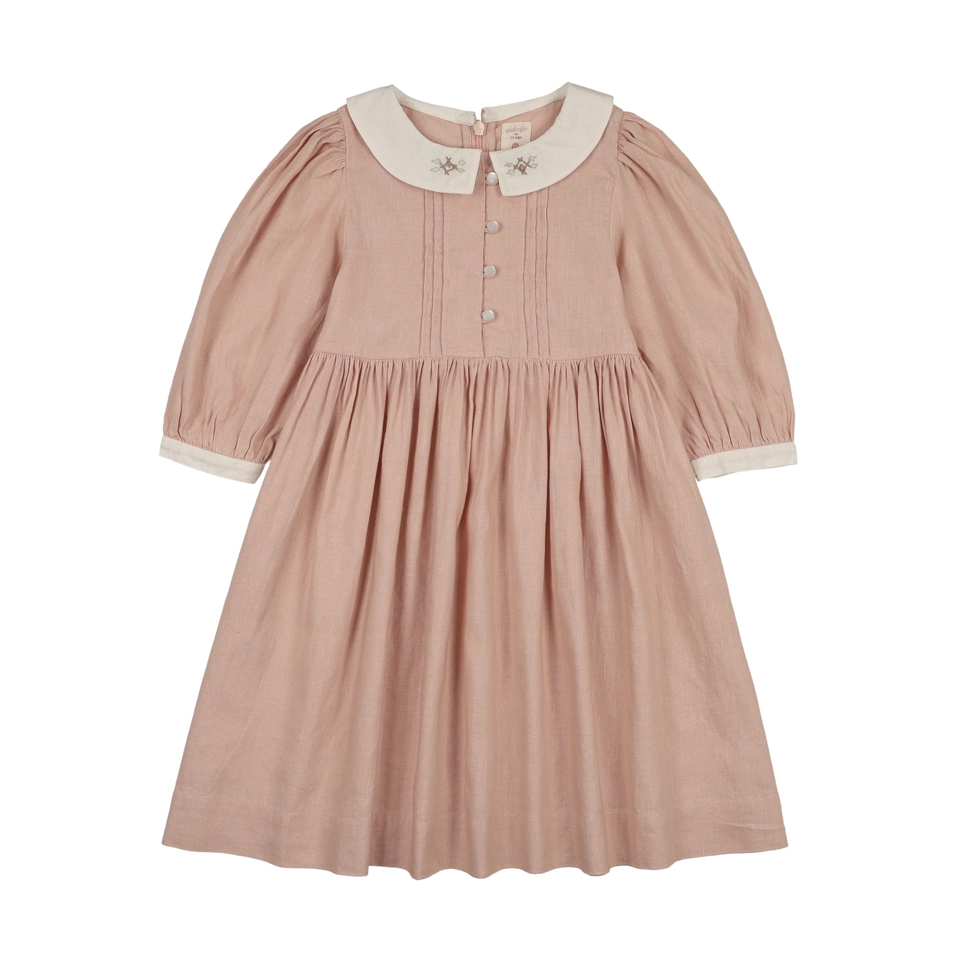 Analogie Pintuck Dress 3/4 Sleeve - SS26 -