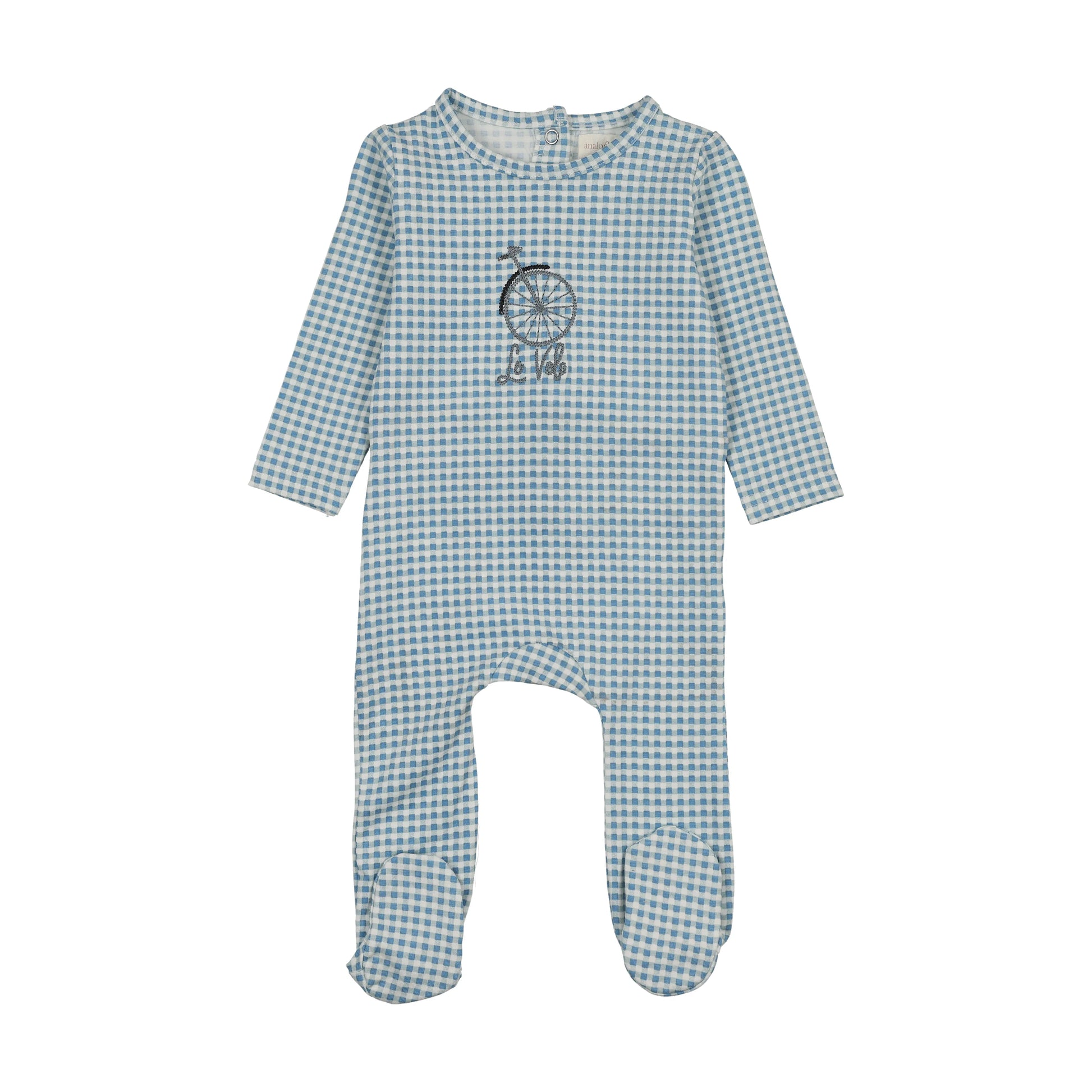 Analogie Gingham Wheel Footie - SS26 -